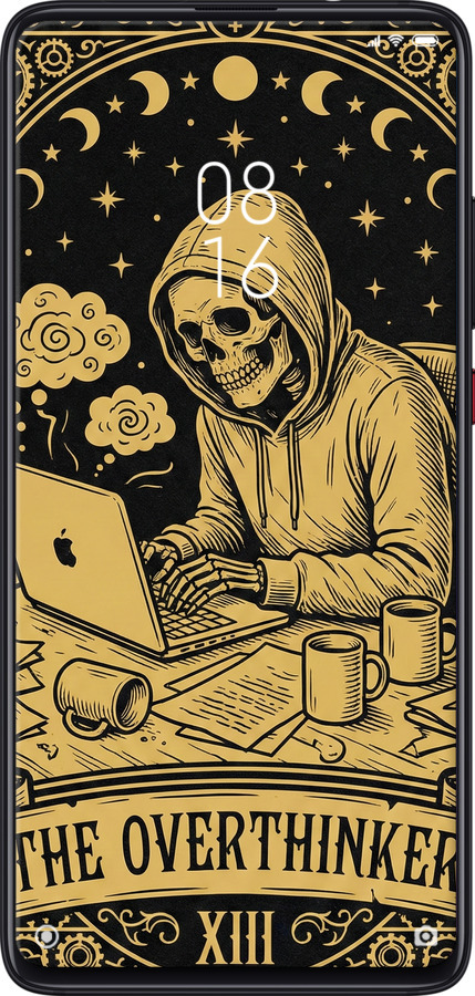 TPU чехол The Overthinker для Xiaomi Mi 9T Pro - 6774b-1698 изображение 