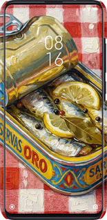 3D пластиковый матовый чехол Vintage Sardine Tin Phone для Xiaomi Mi 9T - 6772m-1815 изображение 