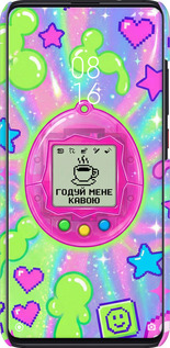 3D пластиковий матовий чехол Y2K Aesthetic Retro Pet: Годуй мене кавою для Xiaomi Mi 9T Pro - 6784m-1698 изображение 