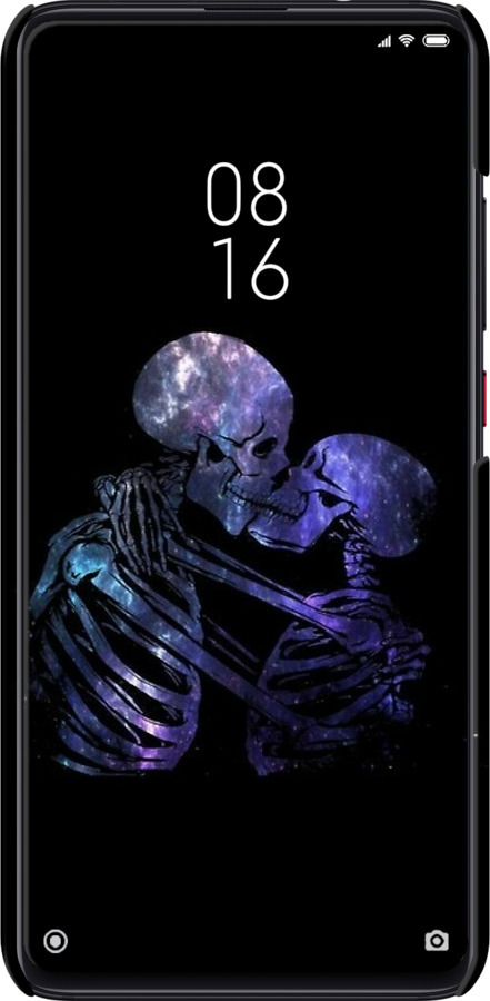 3D пластиковий матовий чехол Із зображенням скелета для Xiaomi Redmi K20 Pro - 6537m-1816 изображение 