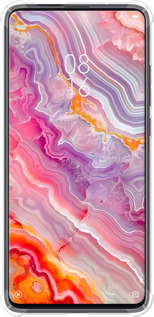 Силикон с усиленными углами чехол Мрамор 2 для Xiaomi Mi 9T Pro - 6307sp-1698 изображение 