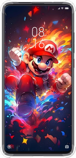 Силикон с усиленными углами чехол Супер Марио для Xiaomi Mi 9T Pro - 6342sp-1698 изображение 