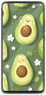Силикон с усиленными углами чехол Авокадо для Xiaomi Redmi K20 Pro - 6380sp-1816 изображение 