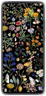 Силикон с усиленными углами чехол С цветами для Xiaomi Mi 9T - 6422sp-1815 изображение 