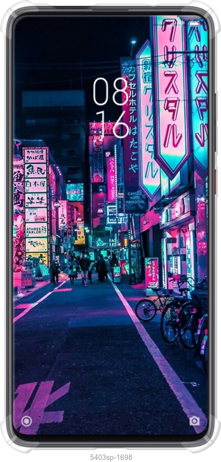 Силикон с усиленными углами чехол № 5403 для Xiaomi Mi 9T Pro - 5403sp-1698 изображение 