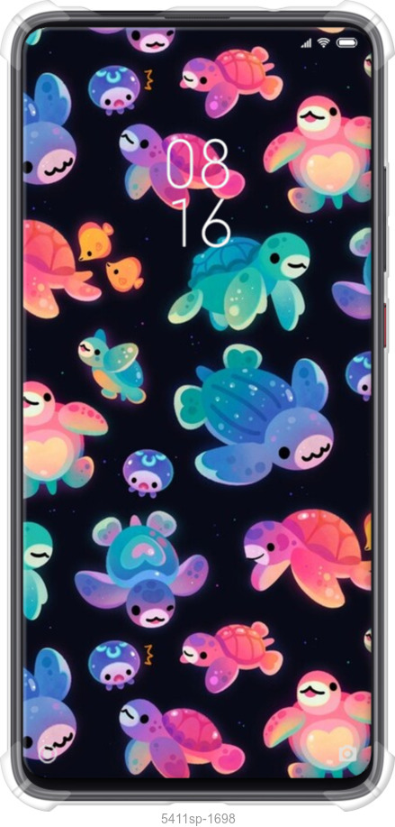 Силикон с усиленными углами чехол № 5411 для Xiaomi Mi 9T - 5411sp-1815 изображение 