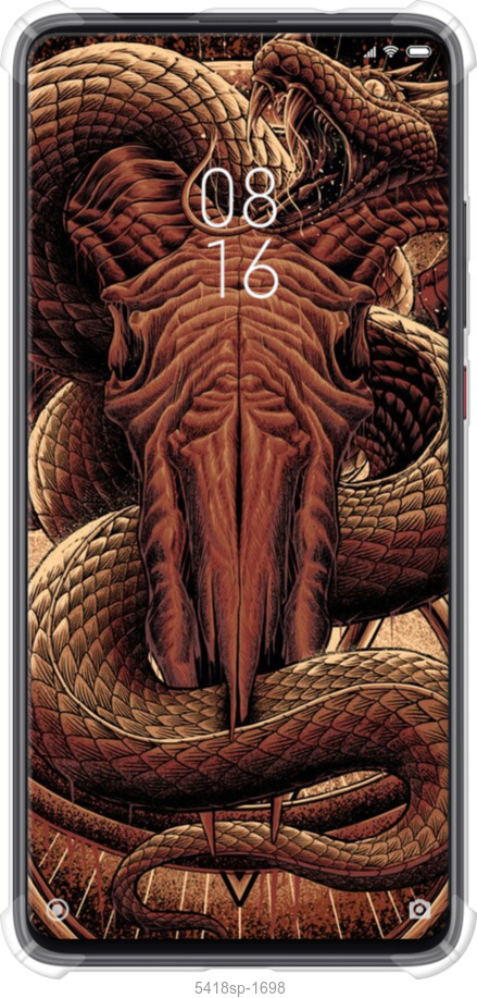 Силіконовий протиударний с посиленими кутами чехол № 5418 для Xiaomi Redmi K20 Pro - 5418sp-1816 изображение 