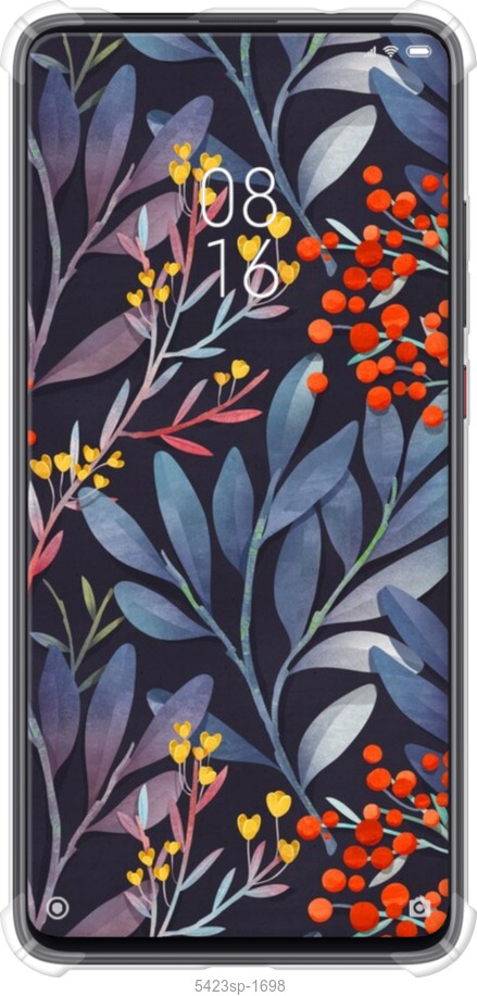 Силіконовий протиударний с посиленими кутами чехол № 5423 для Xiaomi Mi 9T Pro - 5423sp-1698 изображение 