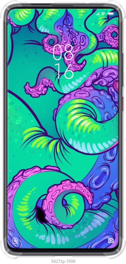 Силіконовий протиударний с посиленими кутами чехол № 5427 для Xiaomi Mi 9T Pro - 5427sp-1698 изображение 