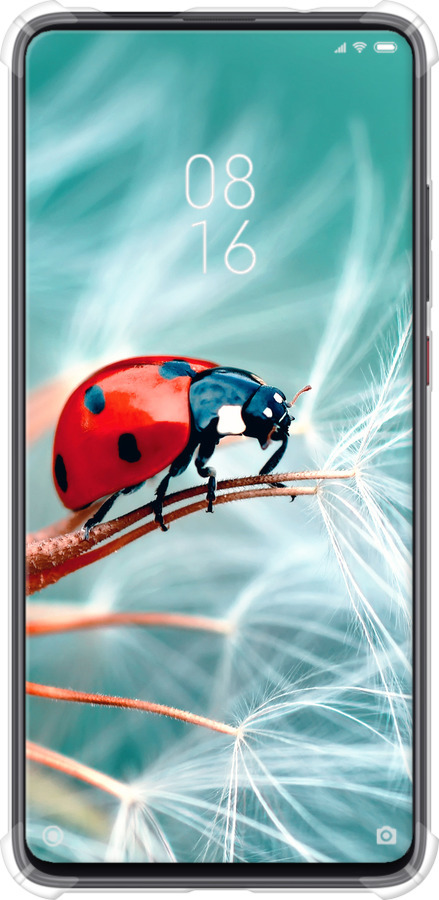 Силіконовий протиударний с посиленими кутами чехол Сонечко для Xiaomi Mi 9T - 6049sp-1815 изображение 