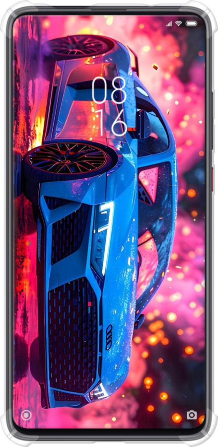Силикон с усиленными углами чехол Ауди для Xiaomi Mi 9T Pro - 6286sp-1698 изображение 