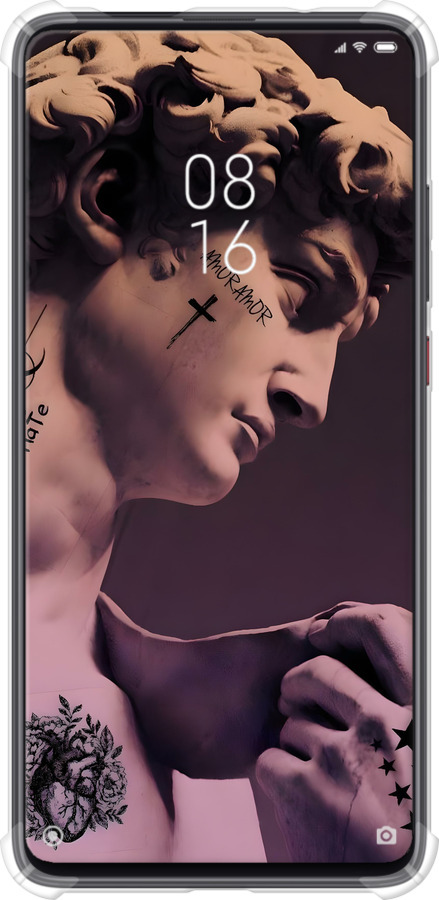 Силикон с усиленными углами чехол Давид для Xiaomi Redmi K20 Pro - 6302sp-1816 изображение 