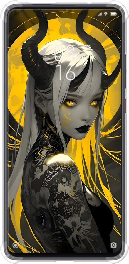 Силикон с усиленными углами чехол Аниме демон 2 для Xiaomi Mi 9T Pro - 6309sp-1698 изображение 