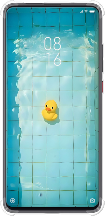 Силіконовий протиударний с посиленими кутами чехол Каченя для Xiaomi Redmi K20 Pro - 6323sp-1816 изображение 