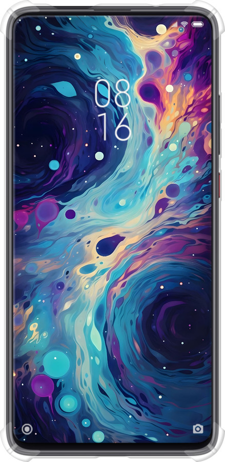 Силикон с усиленными углами чехол Арт акварель для Xiaomi Mi 9T - 6329sp-1815 изображение 