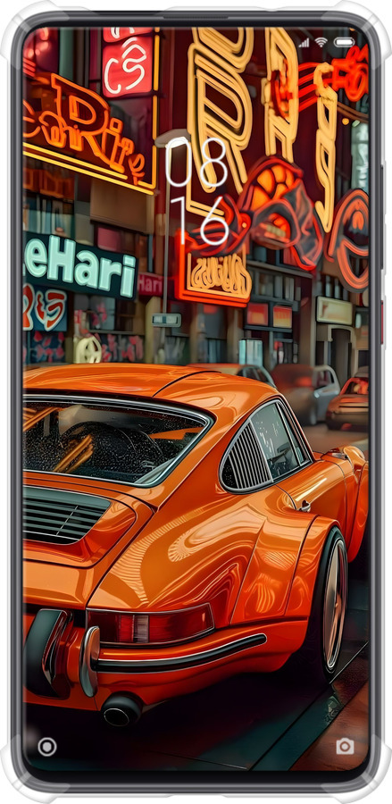 Силикон с усиленными углами чехол Порше для Xiaomi Mi 9T Pro - 6334sp-1698 изображение 