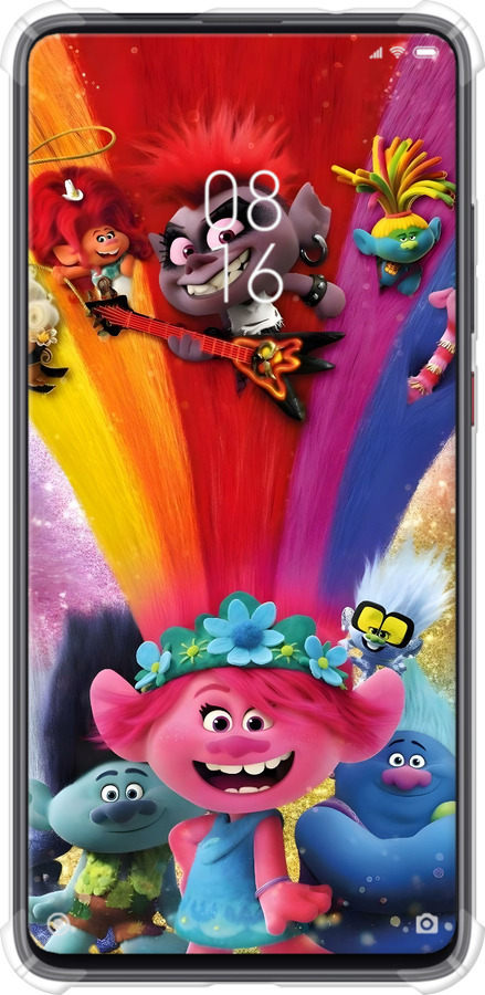 Силикон с усиленными углами чехол Троли для Xiaomi Mi 9T Pro - 6343sp-1698 изображение 