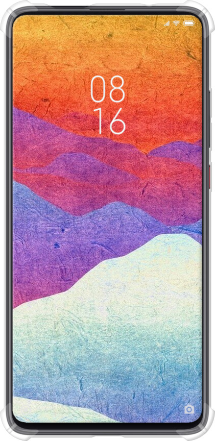 Силикон с усиленными углами чехол Горный закат для Xiaomi Redmi K20 Pro - 6479sp-1816 изображение 