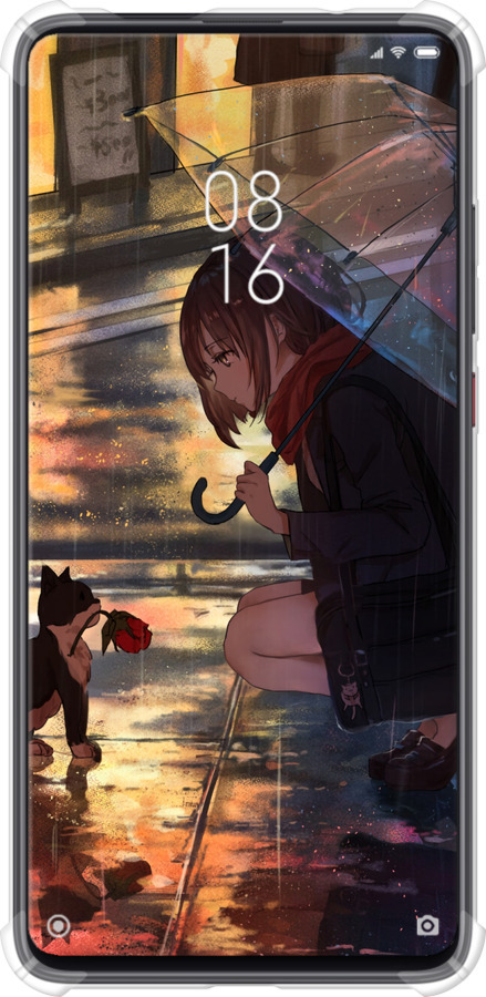 Силіконовий протиударний с посиленими кутами чехол Anime для Xiaomi Mi 9T - 6609sp-1815 изображение 