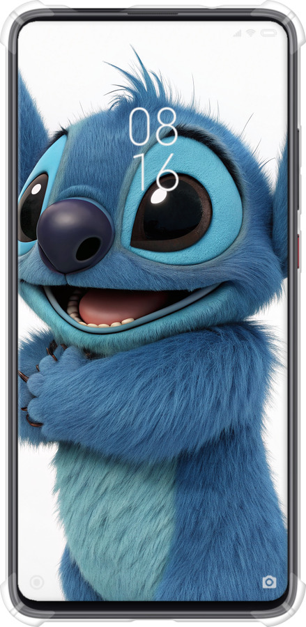 Силикон с усиленными углами чехол Стич 1 для Xiaomi Redmi K20 Pro - 6686sp-1816 изображение 