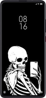 2D пластиковий чехол Скелет робить Selfie для Xiaomi Redmi K20 Pro - 6535t-1816 изображение 
