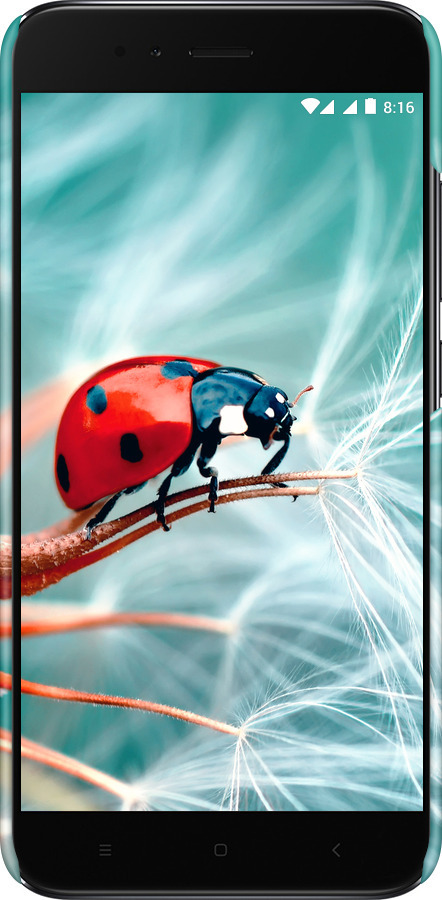 3D пластиковий матовий чехол Сонечко для Xiaomi Mi A1 - 6049m-1132 изображение 