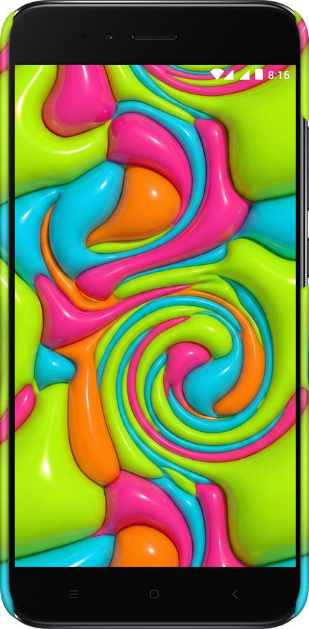 3D пластиковый матовый чехол Y2K Jelly Dream для Xiaomi Mi 5X - 6780m-1042 изображение 