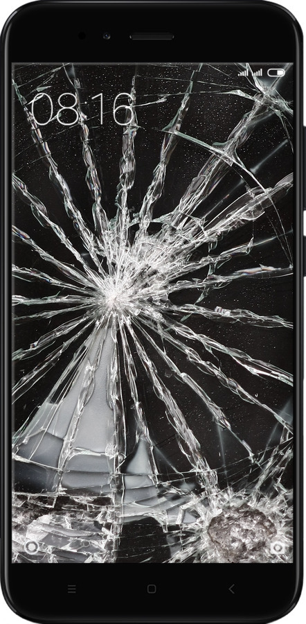 2D пластиковый чехол Glass для Xiaomi Mi A1 - 6608t-1132 изображение 