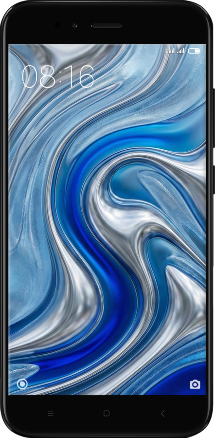 2D пластиковый чехол Liquid Chrome для Xiaomi Mi 5X - 6781t-1042 изображение 