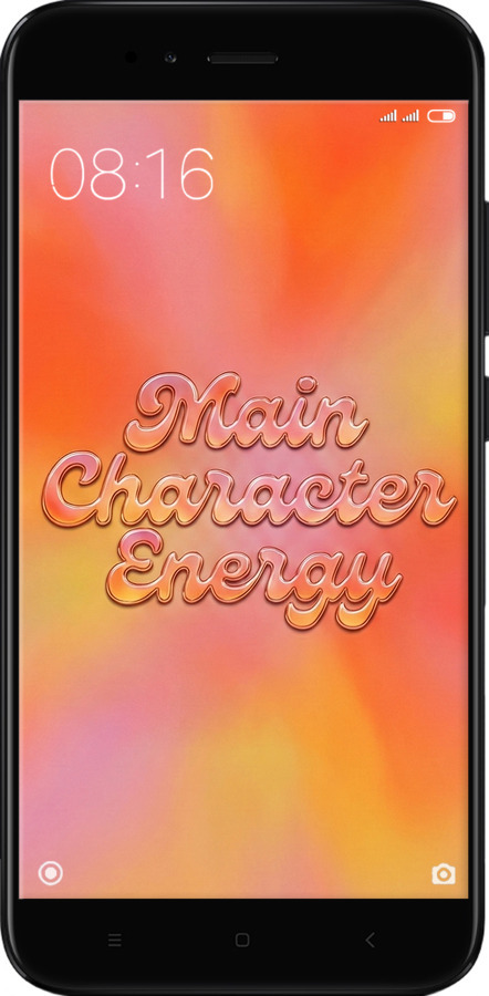 2D пластиковий чехол Aura Gradient Main Character Energy Aesthetic Y2K для Xiaomi Mi 5X - 6783t-1042 изображение 