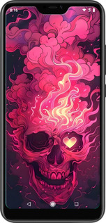 TPU чехол Череп арт для Xiaomi Redmi 6 Pro - 6385b-1595 изображение 