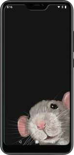 TPU чехол The Peeking Rat для Xiaomi Mi A2 Lite - 6442b-1522 изображение 