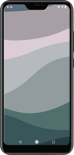 TPU чехол С фиолетовым и бирюзовым ретро-стилем и волнами для Xiaomi Redmi 6 Pro - 6533b-1595 изображение 