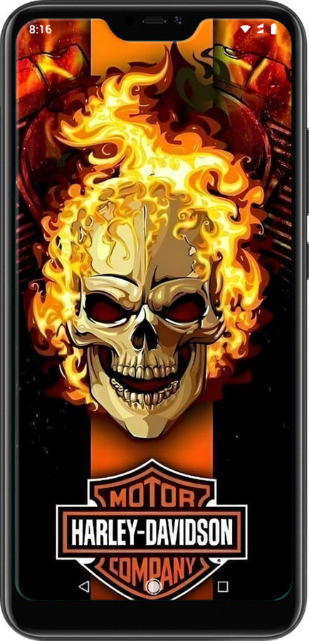 TPU чехол Харлей девидсон для Xiaomi Redmi 6 Pro - 6370b-1595 изображение 