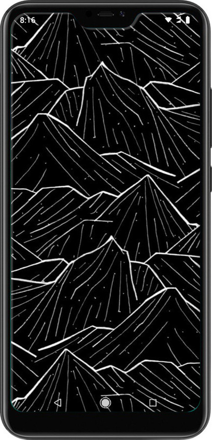 TPU чехол С изображением Темных гор для Xiaomi Redmi 6 Pro - 6489b-1595 изображение 