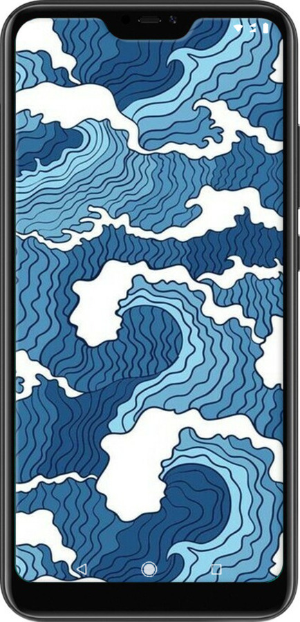 TPU чехол Абстрактний малюнок морських хвиль для Xiaomi Redmi 6 Pro - 6538b-1595 изображение 