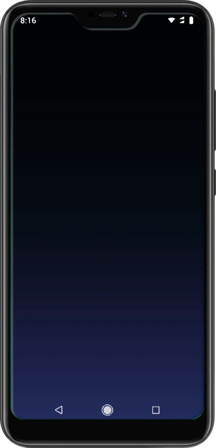 TPU чехол Градиент в тёмно - синем стиле для Xiaomi Redmi 6 Pro - 6542b-1595 изображение 