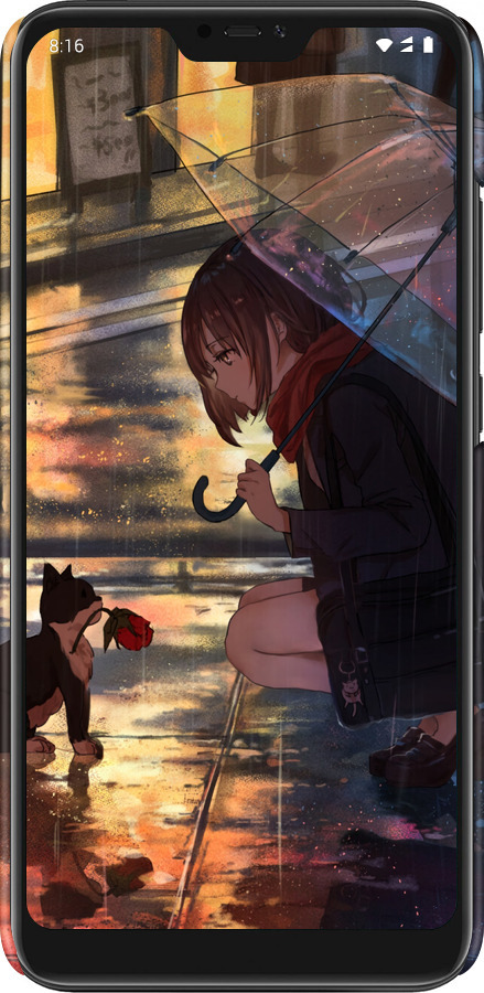 3D пластиковий матовий чехол Anime для Xiaomi Redmi 6 Pro - 6609m-1595 изображение 