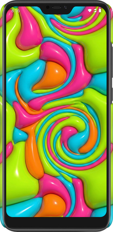 3D пластиковий матовий чехол Y2K Jelly Dream для Xiaomi Mi A2 Lite - 6780m-1522 изображение 