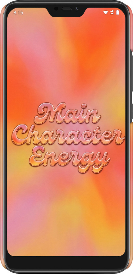 3D пластиковый матовый чехол Aura Gradient Main Character Energy Aesthetic Y2K для Xiaomi Mi A2 Lite - 6783m-1522 изображение 