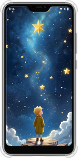 Силикон с усиленными углами чехол Маленький принц для Xiaomi Redmi 6 Pro - 6326sp-1595 изображение 