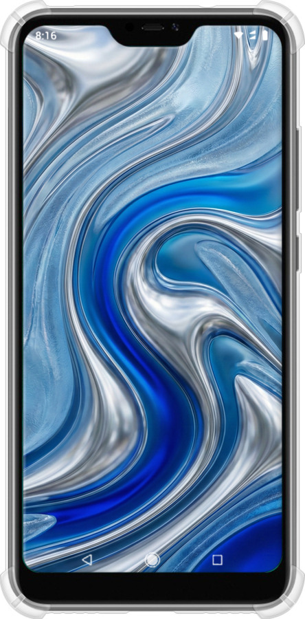 Силикон с усиленными углами чехол Liquid Chrome для Xiaomi Mi A2 Lite - 6781sp-1522 изображение 