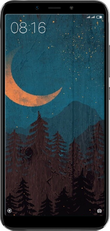 TPU чехол Звездный лес для Xiaomi Mi A2 - 6480b-1481 изображение 