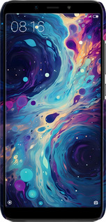 3D пластиковий матовий чехол Арт акварель для Xiaomi Mi A2 - 6329m-1481 изображение 