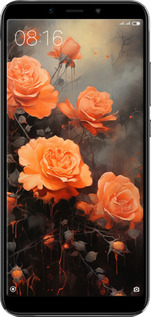 2D пластиковий чехол Оранжеві троянди для Xiaomi Mi A2 - 5944t-1481 изображение 
