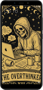 Силиконовый чехол The Overthinker для Xiaomi Mi A2 - 6774u-1481 изображение 
