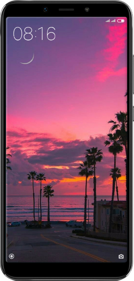2D пластиковый чехол Пальмы для Xiaomi Mi A2 - 5873t-1481 изображение 