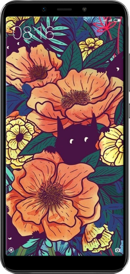 2D пластиковый чехол С изображением полевых цветов для Xiaomi Mi A2 - 6419t-1481 изображение 