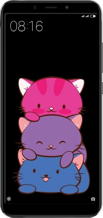 2D пластиковый чехол Милые кошки для Xiaomi Mi A2 - 6518t-1481 изображение 