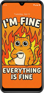 TPU чехол Funny Cat для Xiaomi Mi CC9E - 6786b-4140 изображение 